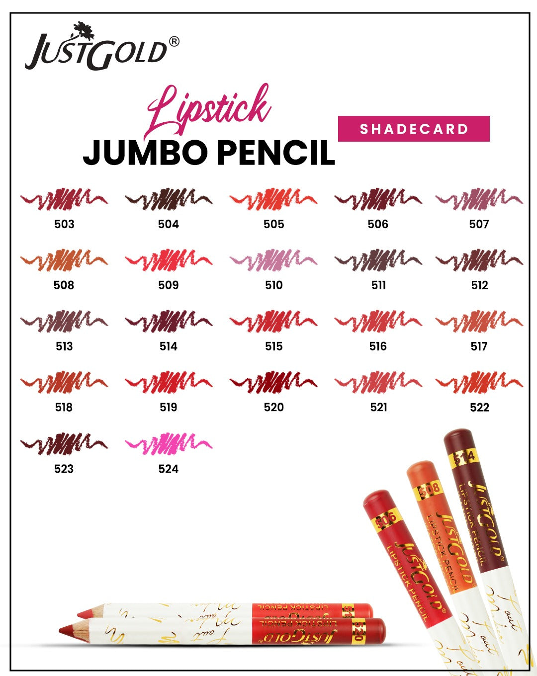 Water Proof Lipstick Jumbo Pencil